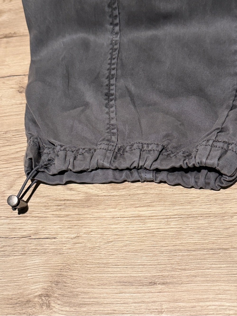 C&C California Women’s Gray Lyocell Utility Cargo Joggers - Soft Tencel Twill - Picture 5 of 7